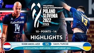 Nimir Abdel-Aziz vs Vasyl Tupchii | Netherlands vs Ukraine | Highlights | World Championship 2022