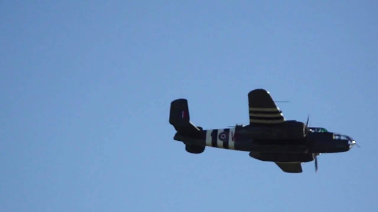 B25 Flyover at the B-17 75th Anniversary Gala Seattle M4H01618.MP4