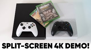 Xbox One X vs One S Demo! SEE THE DIFFERENCE!