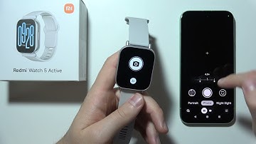 Hoe bedien ik de telefooncamera met de Redmi Watch 5 Active?