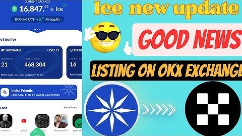 Ice Mining App New update today | Ice coin listing on OKX Exchange 😍😍| ice coin Total supply