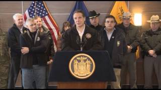 Governor Cuomo Holds Briefing on Extreme Winter Storm in Oneida County