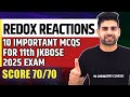 REDOX REACTIONS | 10 Important MCQs for JKBOSE 11th 2025 Exam