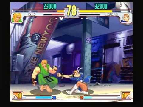 SFIII: 3rd Strike - Ken [Boss] vs Chun Li [Rikimaru]