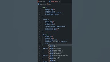#3/500 - CSS Loader - Alternate Bouncing Balls #coding #css3 #codingtutorial  #javascript #shorts