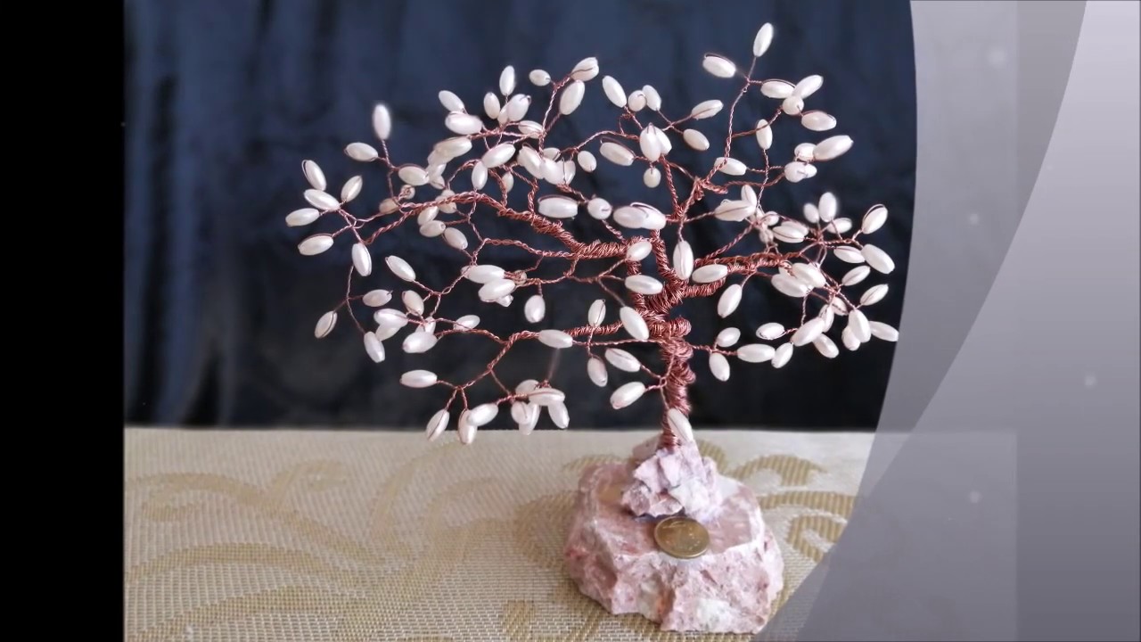 Drzewko dekoracyjne z koralików-Zrób to sam    #4