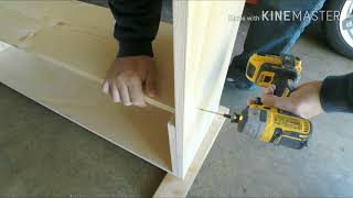 BEST VIEWED IN HD! ** This is a short video on how I made shelves with plywood that you can buy from anywhere. The total cost of 