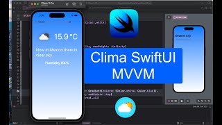 How to create a #weather  app using #swiftui #xcode #mvvm  (creating #viewmodel  and user intercace)