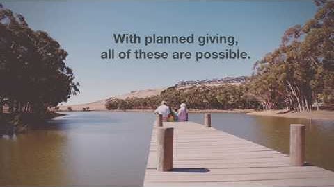 Live Generously with Planned Giving