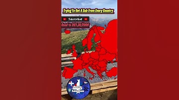 Trying to get a sub from every country #youtubeshorts #europe #mapper #subscribe