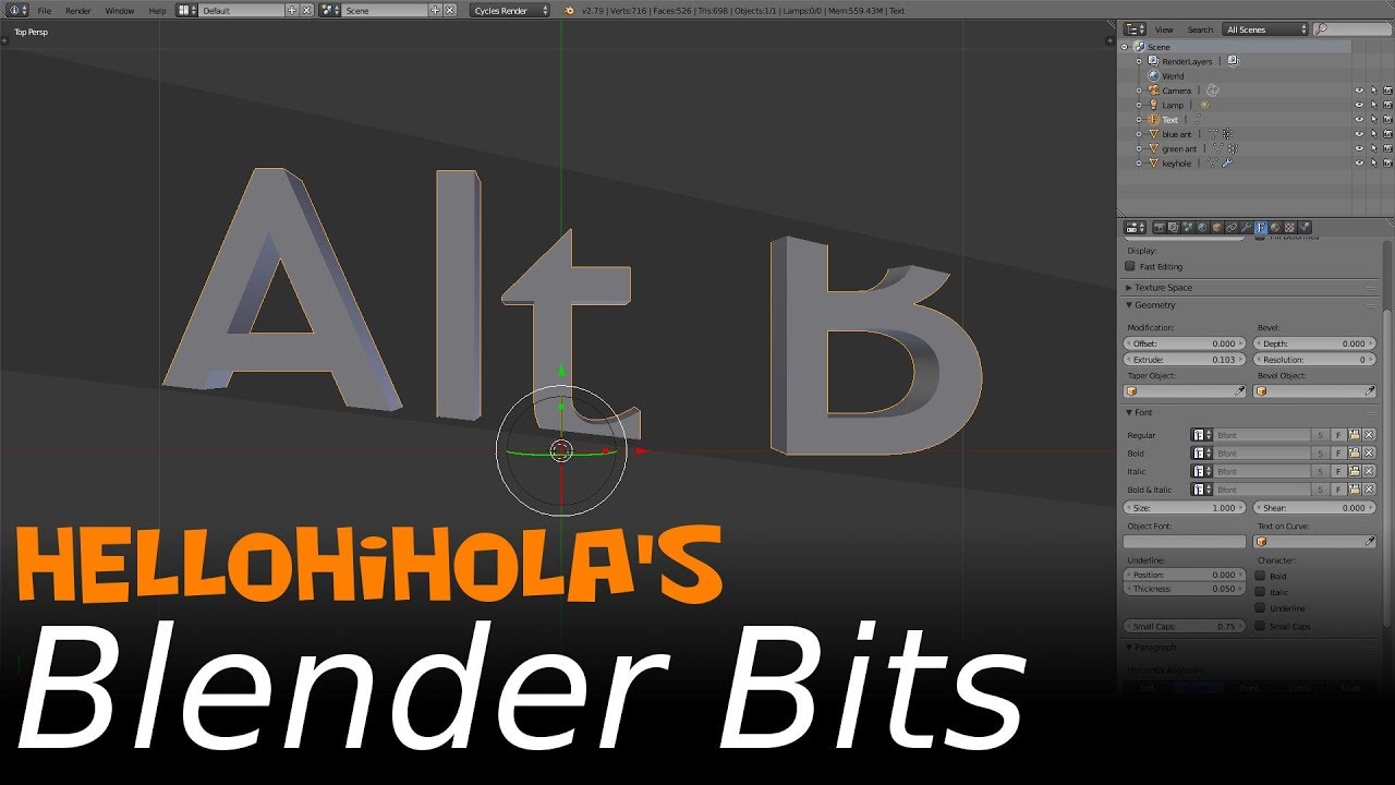 Blender Bits Alt B - YouTube