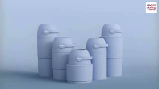 Diaper pail HEKA M White | THE MOMS DARLING BABY SHOP