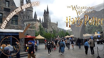 Interactive Wand Spots at The Wizarding World of Harry Potter - Universal Studios Hollywood