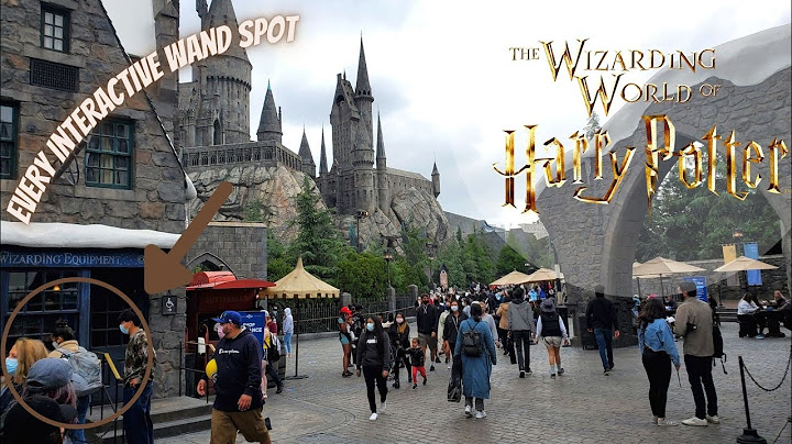 Harry potter interactive wand universal studios hollywood