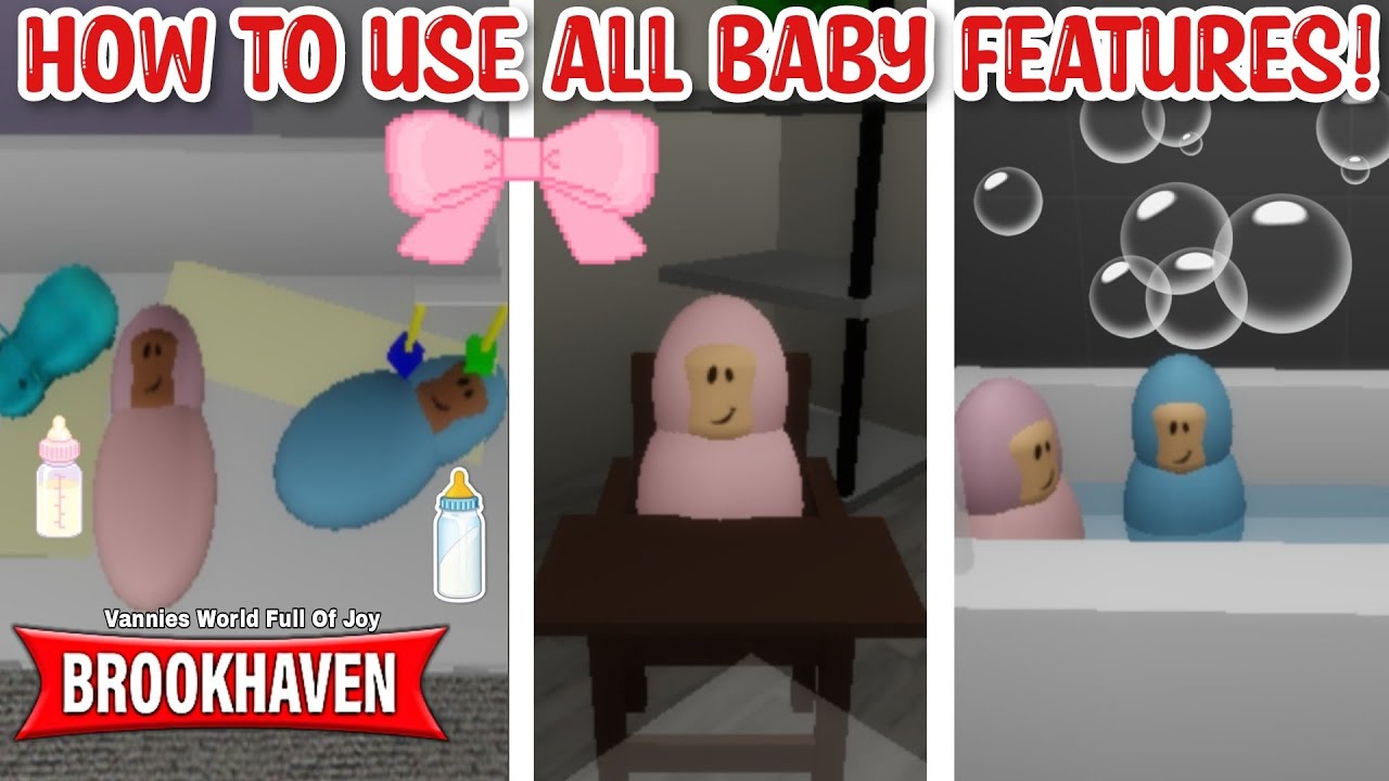 CUTE BABY ACCESSORY ID CODES FOR BROOKHAVEN 🏡RP ROBLOX 👶✨️ 