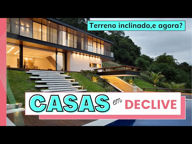 Construir Casa em um terreno declive