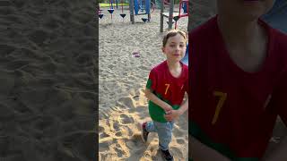 Ryder and his obstacle course #ryder #parcore #park #slide #monkeybars