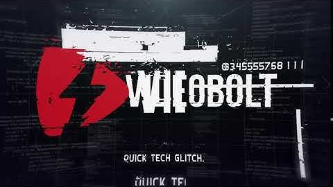 Quick Tech Glitch | YouTube Intro Templates | Videobolt.net Online Video Maker | Create a Y intro
