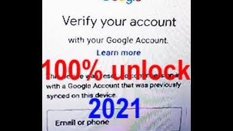Symphony V98 Frp Bypass Google Account Unlock-2020