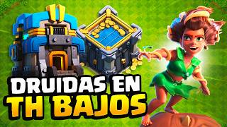 Pide DRUIDAS en el Castillo con Ayuntamiento Bajo ¡¡ESTÁN ROTAS!! 🤯 Clash of Clans