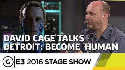 David Cage Interview - E3 2016 Stage Show