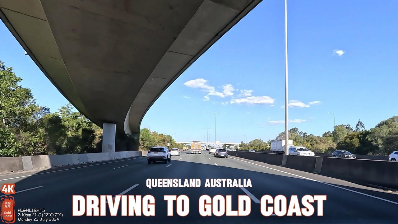 [4k] Driving Back To Gold Coast From Brisbane Monday 22 July 2024 | QLD | Australia