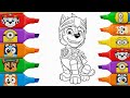 Paw Patrol Step by Step Drawing Easy | Easy Drawing for Kids