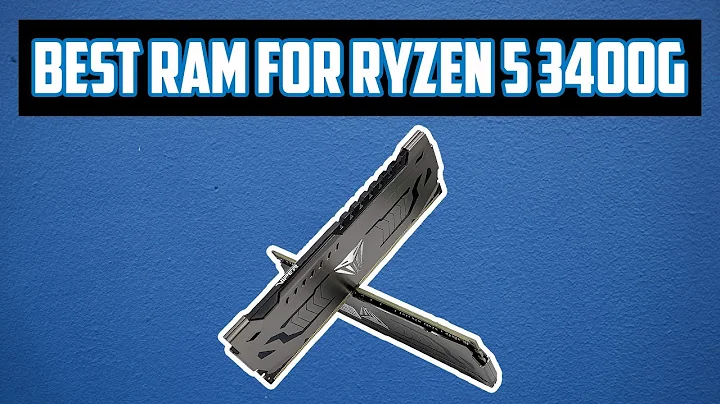 2023年におすすめのRyzen 5 3400g用RAM！最新の購入ガイド
