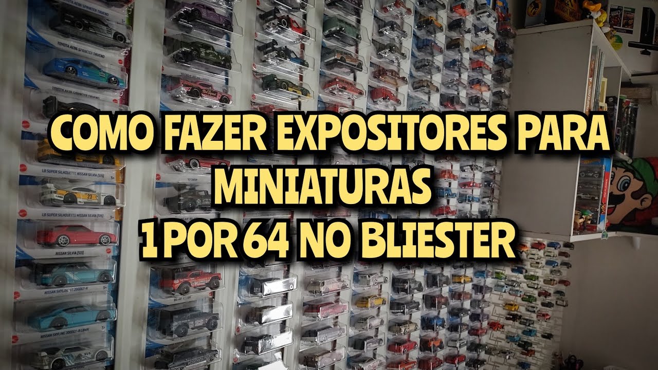 Expositor P/ 64 Minis 45 Graus 1:43 Clássicos Nacionais 