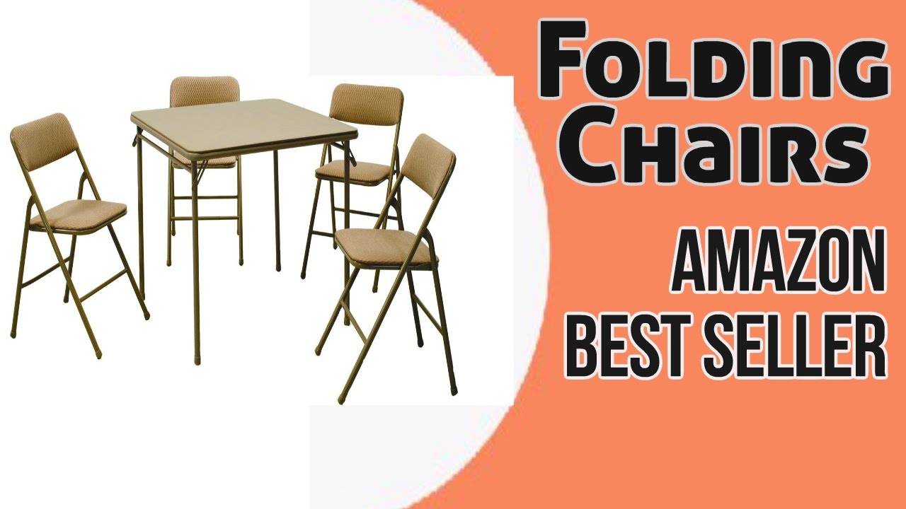 folding chairs amazon best seller  cosco products 5piece folding table  and chair set reviews