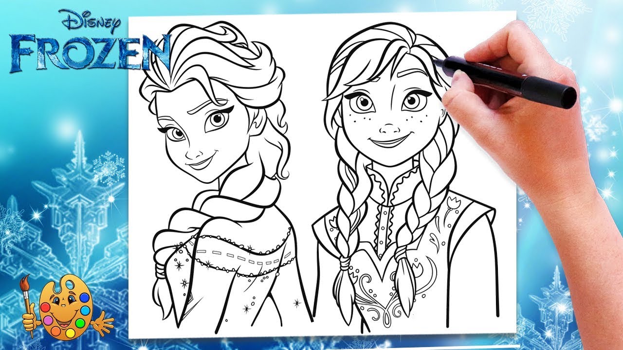 frozen images com coloring pages