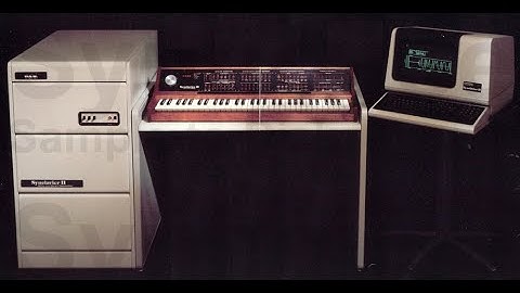 Sample-to-Disk on Custom compact Synhouse/Synclav.com Synclavier II w/MIDI, Full Resynthesis, V/PK