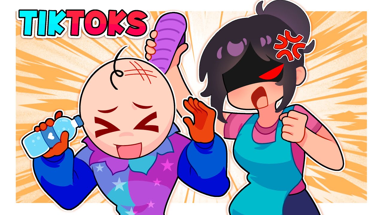 TIKTOKS TAN XD que MI MAMÁ ME PEGO CON LA CHANCLA