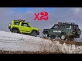 Suzuki Jimny и 27 внедорожников сквозь снежные перемёты (ч.2) - Масленица пришла!