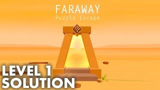 Faraway: Puzzle Escape - Level 1 Solution and Walkthrough screenshot 3