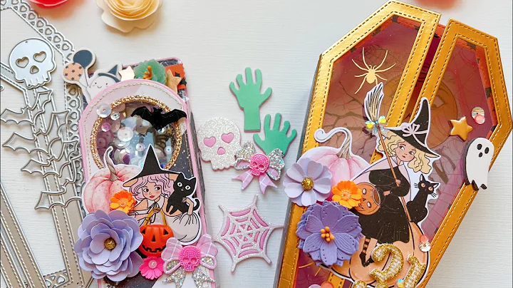 Halloween Coffin Box + Candy Bar Wrapper + KSCraft