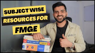 Subject Wise RESOURCES I used during my FMGE Preparation | How To Prepare | FMGE June 2023