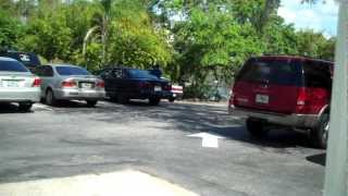Late Term Moms Walking Around Parking Lot To Speed Up Labor