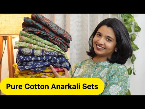 Pure Cotton Anarkali Suits 🌼🌼🌼Myntra 🌼Flipkart🌼