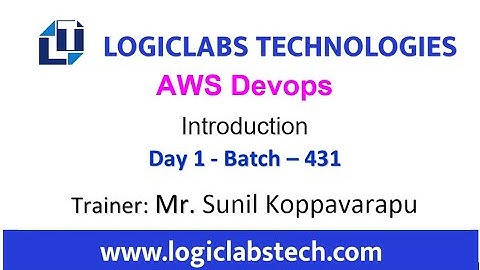 AWS Devops (Day 1) (Batch - 431)