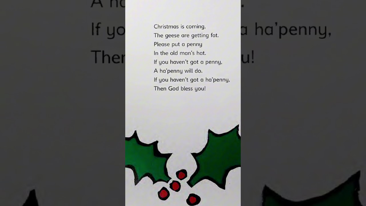 The Geese are getting Fat Rhyme