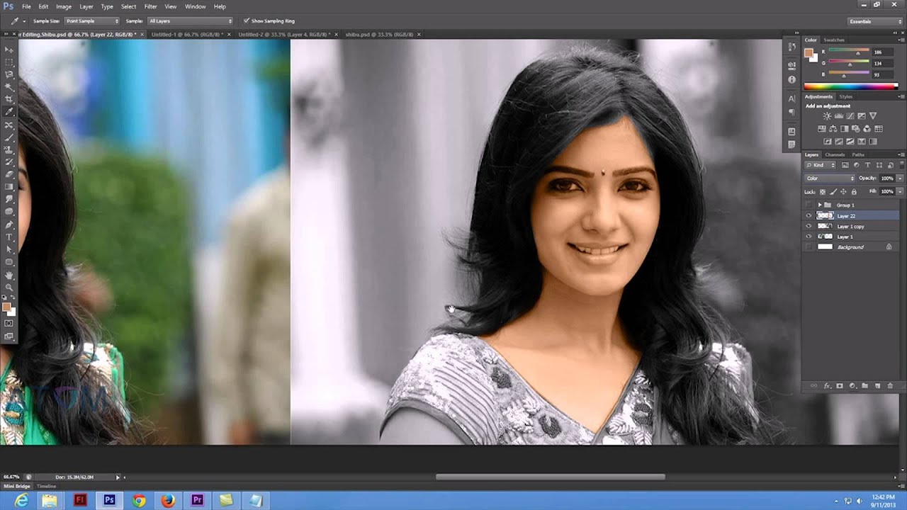 How to convert Black and White Photo to color in Photoshop ...