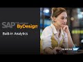 Sap business bydesign  builtin analytics