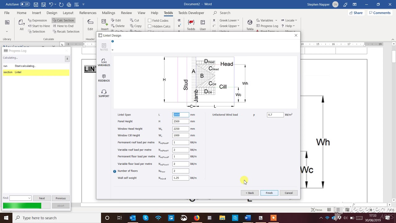 Lintel Design - YouTube