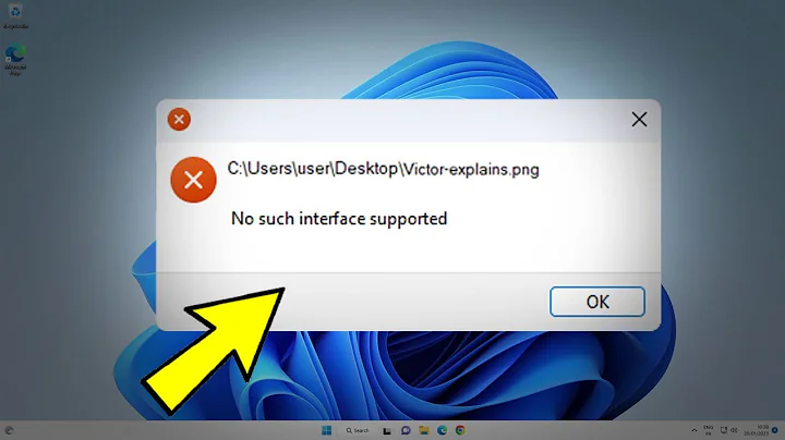 Fix "No such interface supported" When Opening png & jpg in windows 11 / 10 | FIX CANT OPEN PHOTOS