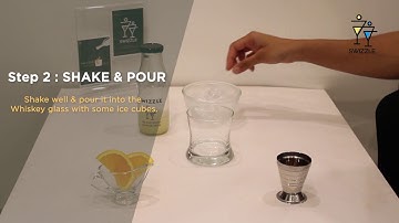 Whiskey Sour in 3 easy steps using Swizzle Cocktail Kit | Swizzle | Whiskey cocktail