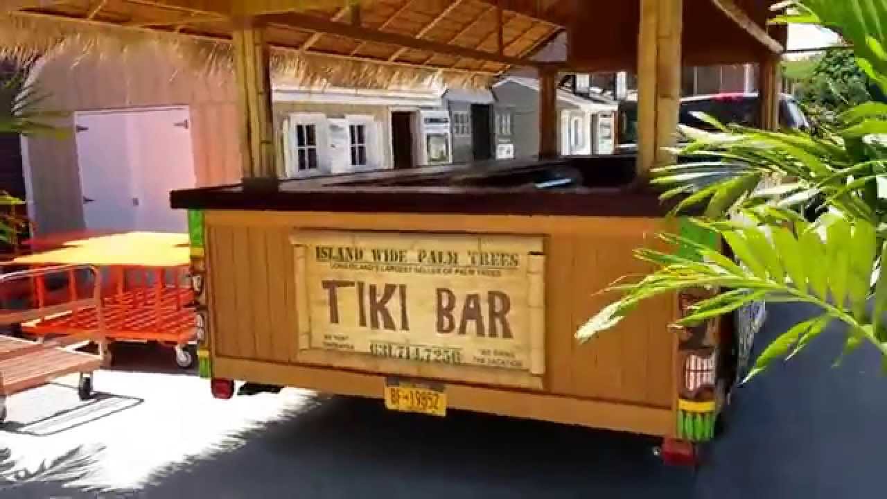 TIKI BAR FOR RENT BY ISLAND WIDE PALM TREES YouTube