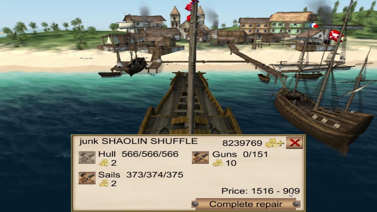 pirate caribbean hunt ship mod