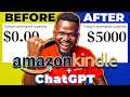 How to Write an eBook in 16mins & Make $4982 a Week Selling eBooks Online with ChatGPT and AmazonKDP