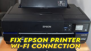 Fix Epson Printer Not Connecting to the WiFi